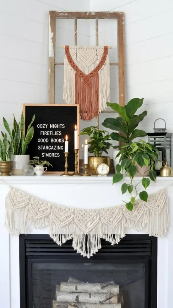 Summer Mantle Decor Ideas 