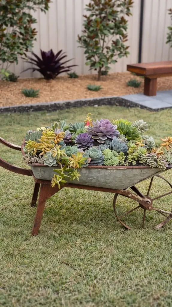 Wheelbarrow Decor Ideas