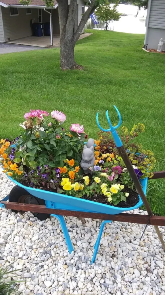 Wheelbarrow Decor Ideas