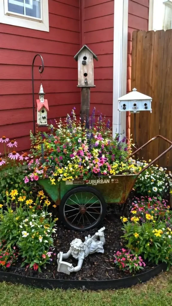 Wheelbarrow Decor Ideas
