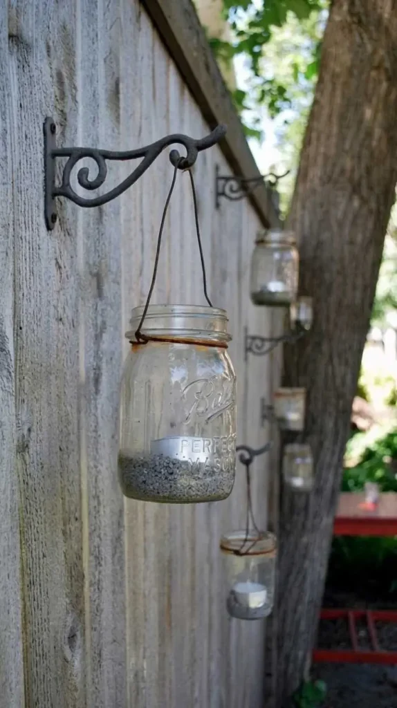 Wooden Fence Decorating Ideas