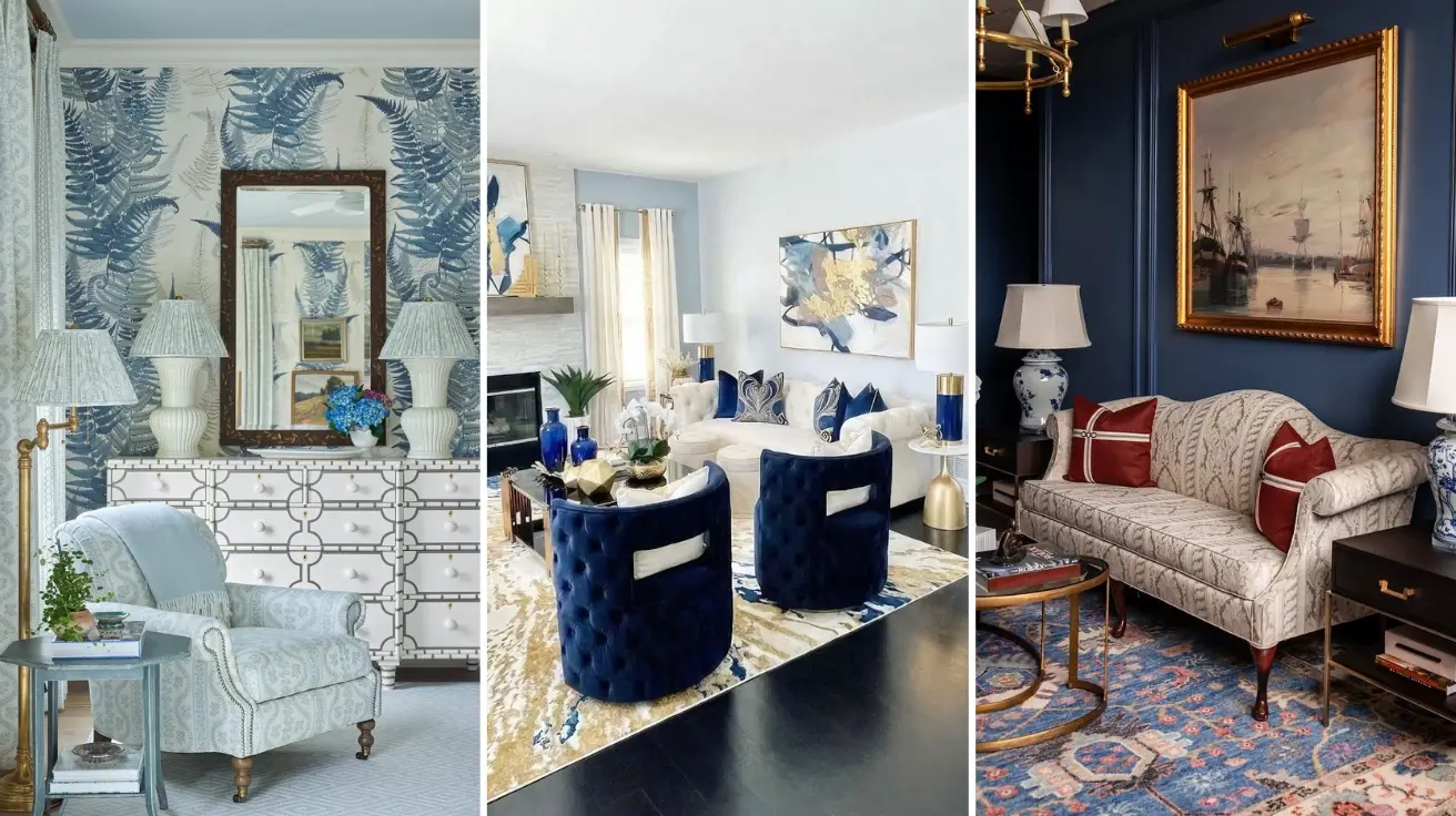 Blue and White Living Room Ideas That Feel Bright, Timeless, and Beautiful