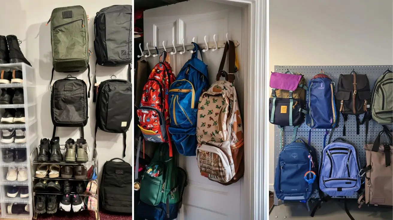 Backpack Storage Ideas