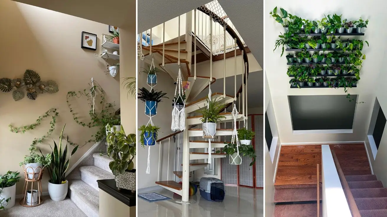Indoor Staircase Gardens