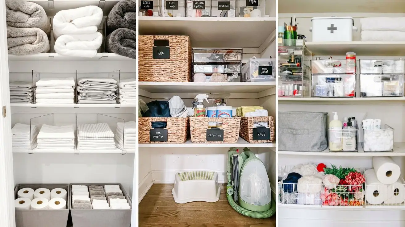 Linen Closet Organization Ideas