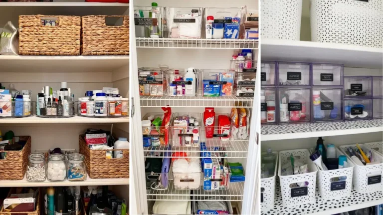 Bathroom Closet Organization Ideas
