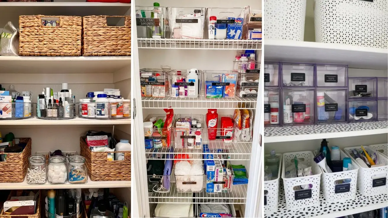 Bathroom Closet Organization Ideas