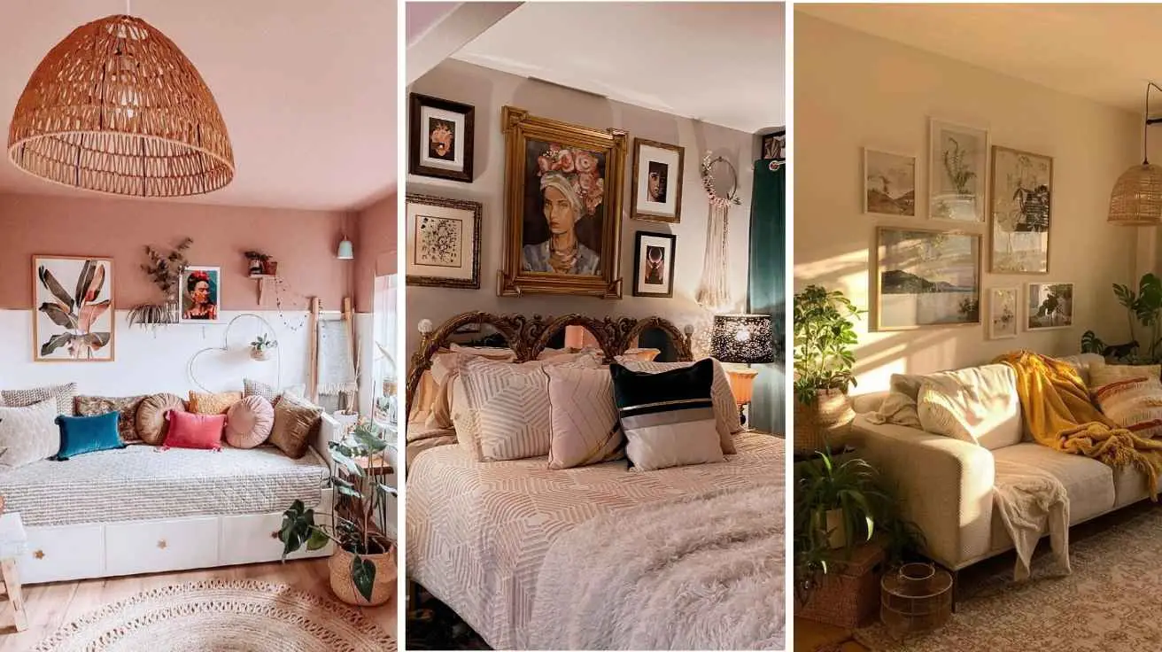 Boho Bedroom Wall Art Ideas