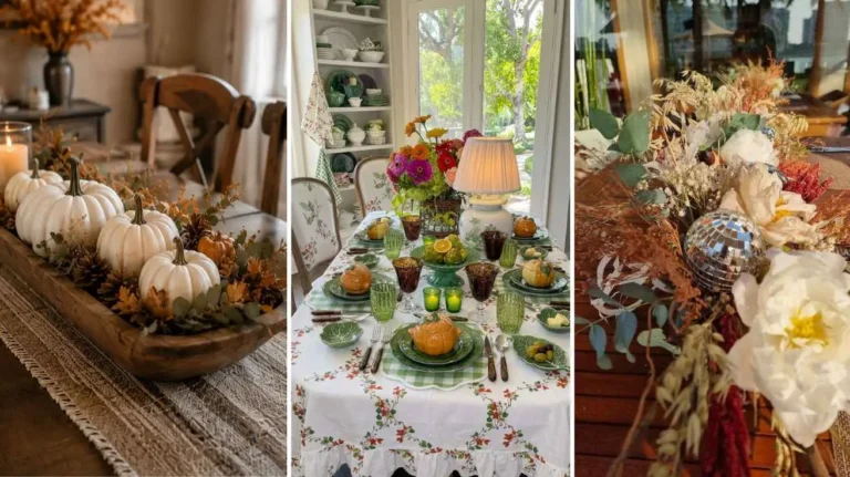Fall Dining Table Decor Ideas