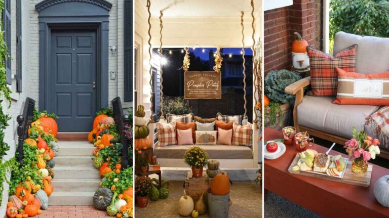 Fall Porch Decora